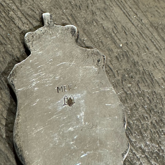 Vintage collectible Danmark souvenir spoon plated silver - Picture 3 of 3